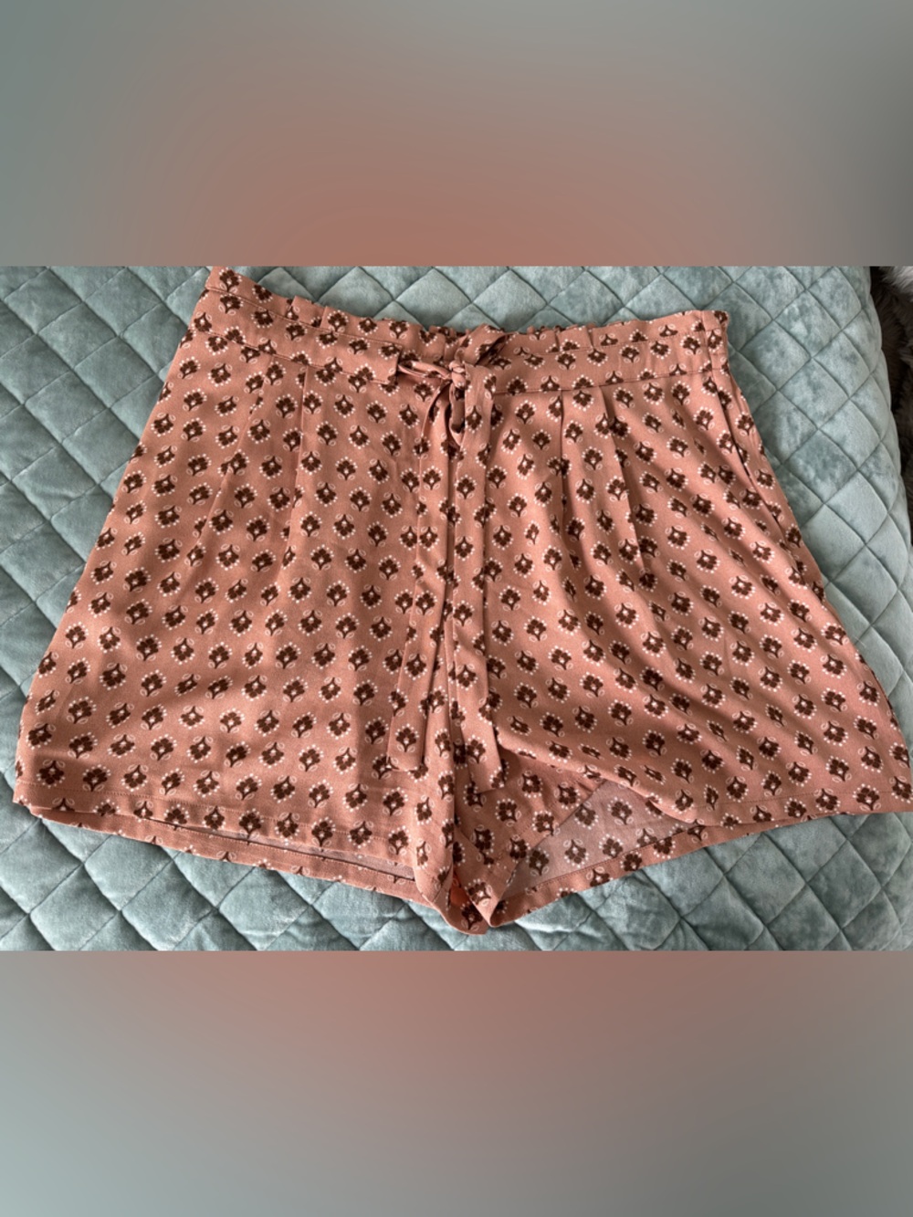 DR2 Pink Floral Tie-Waist Shorts